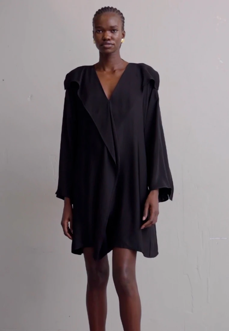 By Malene Birger AVANNA - Freizeitkleid - Black 4 By Malene Birger AVANNA - Freizeitkleid - Black – Bild 2