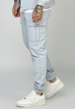 SikSilk UTILITY - Cargohose - Grey -Pier One Mode Verkäufe 00619740ff3b48a7a383a9542e604c2f
