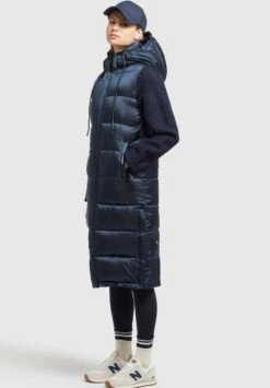 Khujo TOURIN - Weste - Dunkelblau -Pier One Mode Verkäufe 0252c7e0badf4a56ba0f79330b47e438