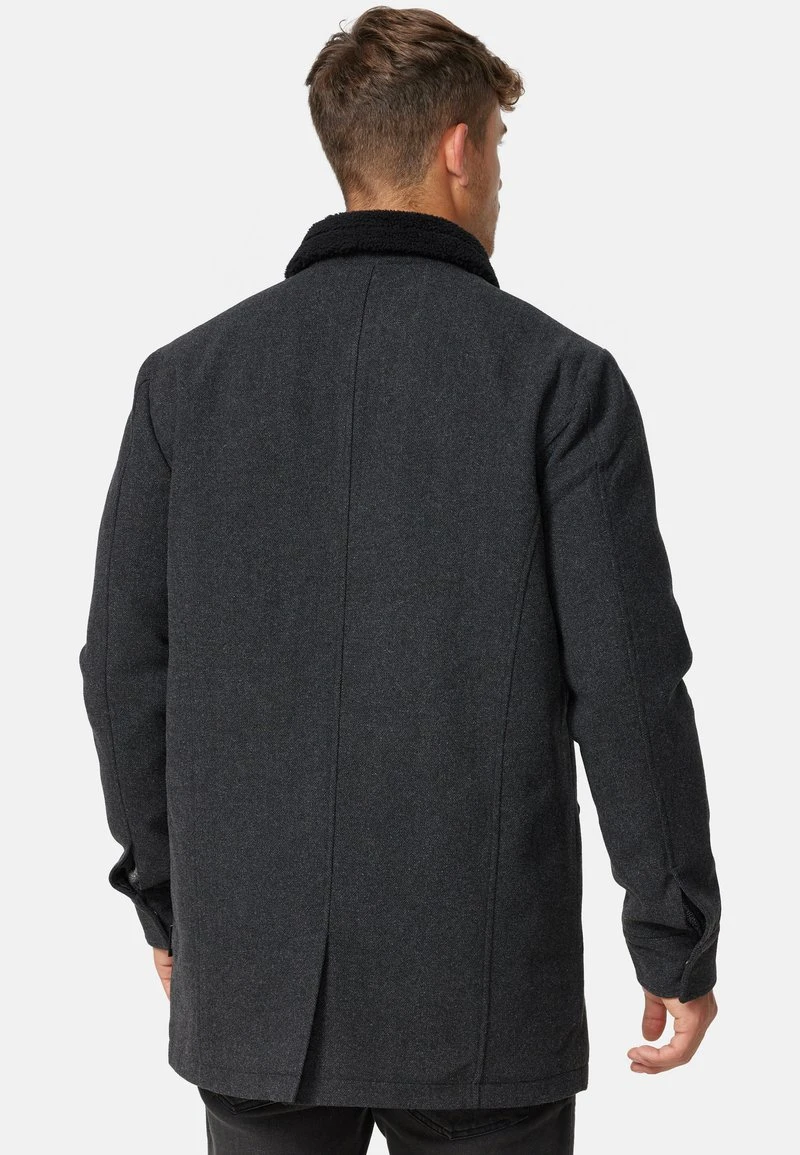 Indicode Jeans FALMO - Kurzmantel - Mini Herringbone Black 5 Indicode Jeans FALMO - Kurzmantel - Mini Herringbone Black – Bild 3