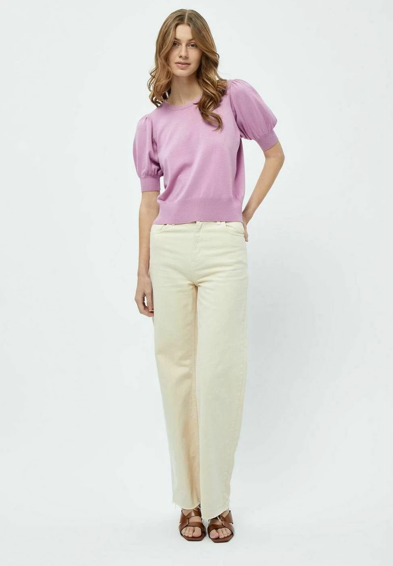 Minus LIVA - T-Shirt Basic - Lupine Purple 4 Minus LIVA - T-Shirt Basic - Lupine Purple – Bild 2