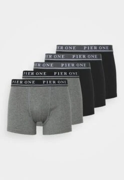 Pier One 5 PACK - Panties - Black/mottled Dark Grey -Pier One Mode Verkäufe 0bef183125834ec58b4062b836afe5ae 1
