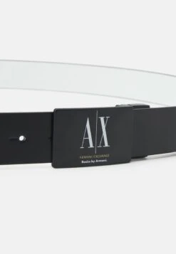 Armani Exchange MAN BELT - Gürtel - Black -Pier One Mode Verkäufe 0d772eb0b8c348ab945763fa7092b002