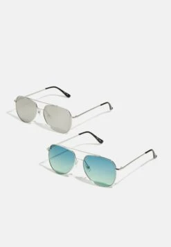 Pier One 2 PACK - Sonnenbrille - Black/blue -Pier One Mode Verkäufe 14b1fb2259ef463a8d167a3c5fa99d1a
