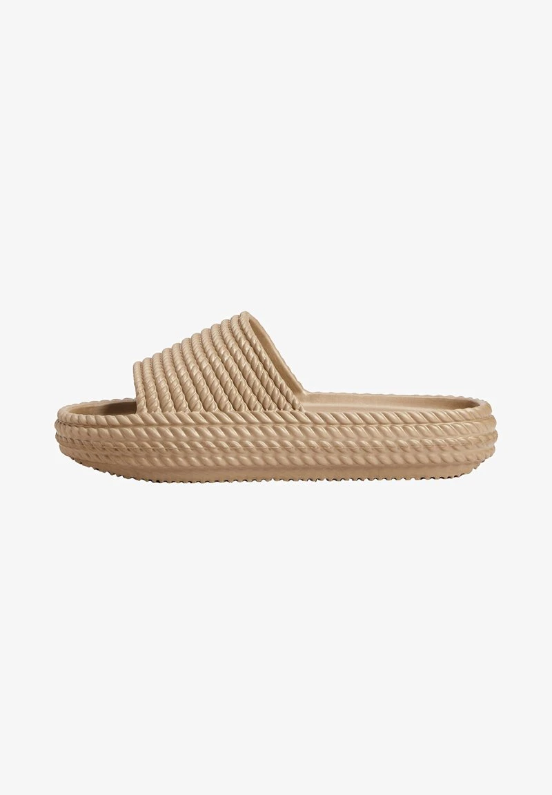 Oysho METALLIC BRAIDED - Badesandale - Goldcoloured 4 Oysho METALLIC BRAIDED - Badesandale - Goldcoloured – Bild 2