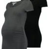 2 PACK - T-Shirt Basic - Dark Gray/black -Pier One Mode Verkäufe 23776f5e74b449e6ac59e434000e157e