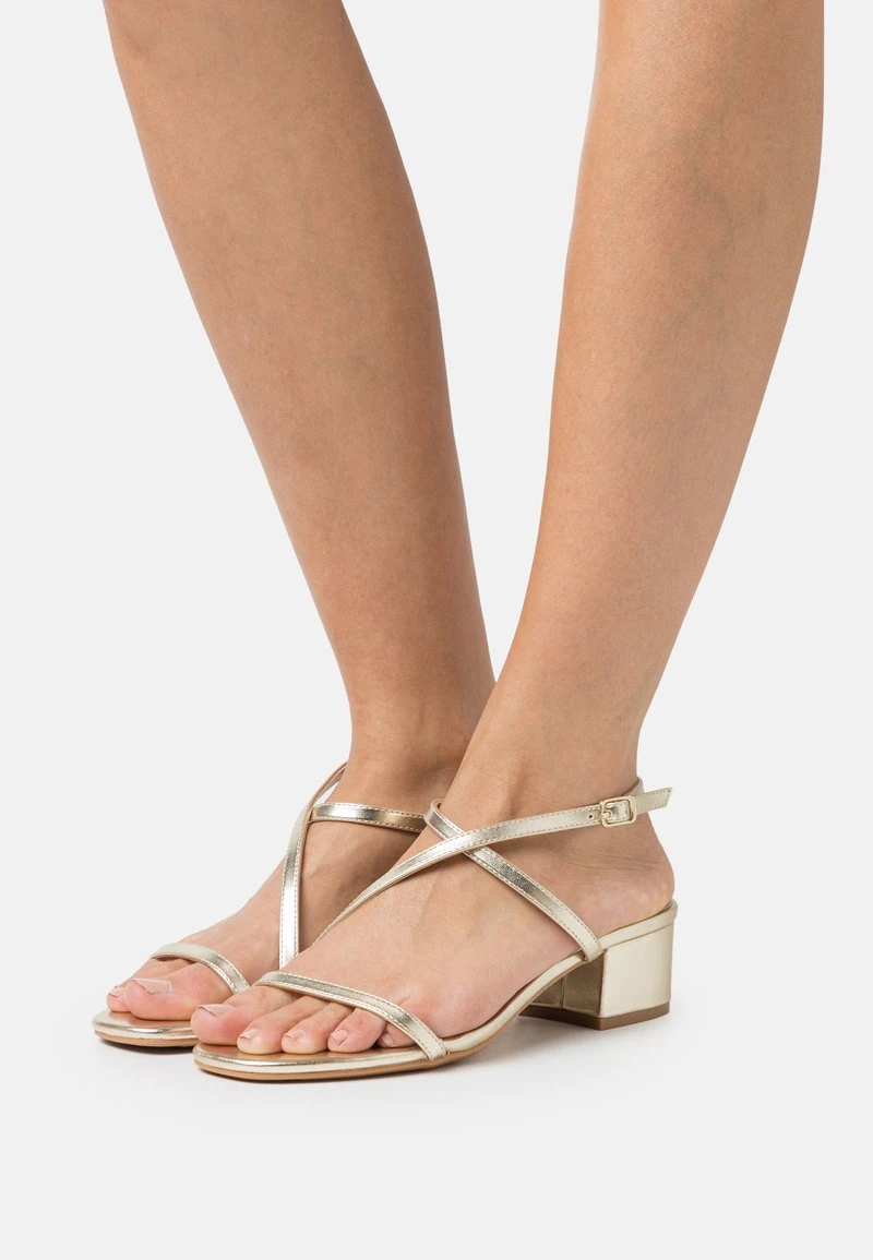 Riemensandalette - Gold 3 Riemensandalette - Gold