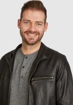 Bugatti LEONARDO - Lederjacke - Schwarz -Pier One Mode Verkäufe 27204f1019dc4eb69c3567884269a9b0