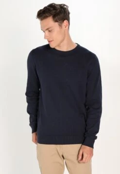 Pier One BASIC CREWNECK - Strickpullover - Dark Blue -Pier One Mode Verkäufe 329922927e9b4f2e90d457cc0511bf45 1