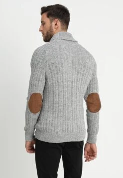 Pier One Strickjacke - Mottled Dark Grey -Pier One Mode Verkäufe 3374bc5b15c34532a3a61fa1517a3ccc