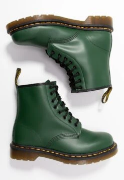 Dr. Martens 1460 BOOT - Schnürstiefelette - Green Smooth -Pier One Mode Verkäufe 37ac347749734cc18abb44c6e1638015