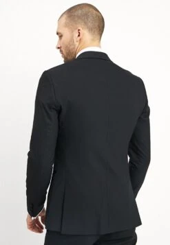 BASIC PLAIN BLACK TUX SUIT SLIM FIT - Anzug - Black -Pier One Mode Verkäufe 3e5fbcfc90c94c759674fc2cdbb3d4cb