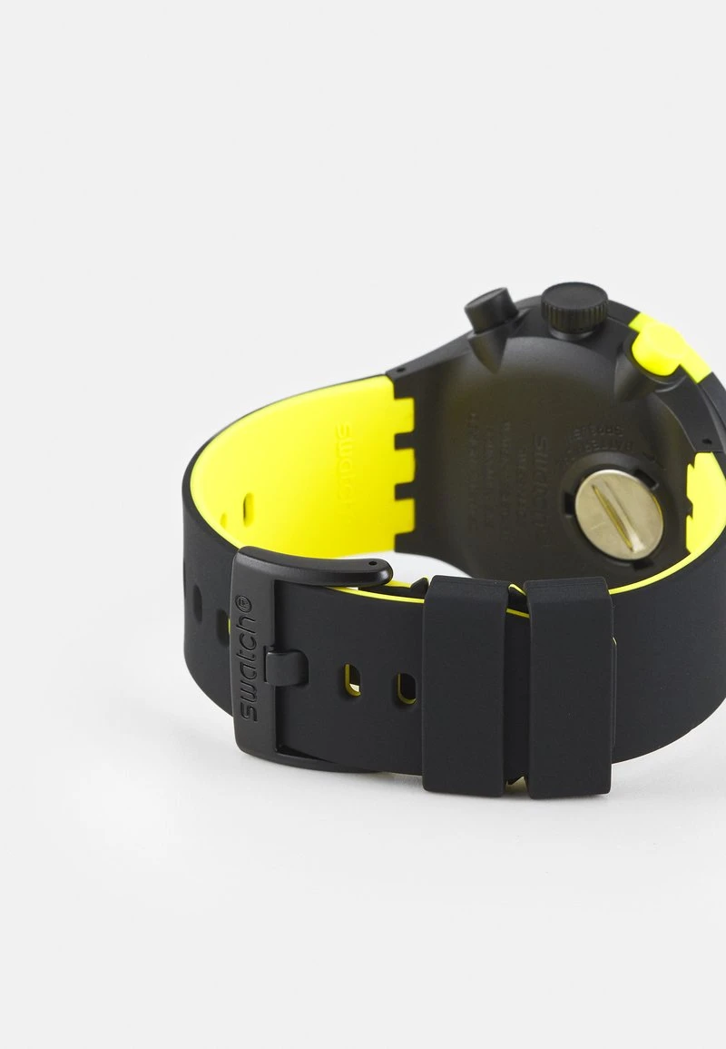 Swatch RACING PLEASURE - Chronograph - Black/yellow 4 Swatch RACING PLEASURE - Chronograph - Black/yellow – Bild 2