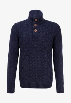 Pier One Strickpullover - Mottled Dark Blue -Pier One Mode Verkäufe 49376ac93c474dac8a45862469298487