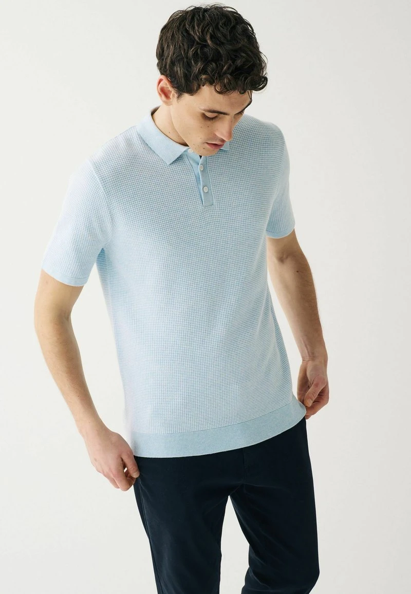 Next TEXTURED STANDARD - Poloshirt - Blue 3 Next TEXTURED STANDARD - Poloshirt - Blue