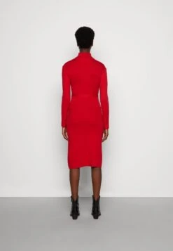 Anna Field ROLLKRAGEN RIPP MINI STRICKKLEID MIT GÜRTEL - Strickkleid - Red -Pier One Mode Verkäufe 4ef1d85f8bbc434eb08163e6609c362a