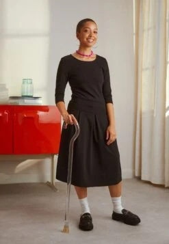 Anna Field Jerseykleid - Black