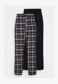 Pier One 2 PACK - Nachtwäsche Hose - Dark Blue -Pier One Mode Verkäufe 529290e98e334fe58278de95b194e623