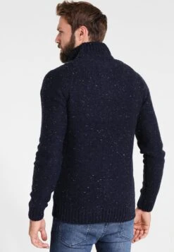 Pier One Strickpullover - Mottled Dark Blue -Pier One Mode Verkäufe 532bb7fc4e1e4498867cb7b4e71cb354