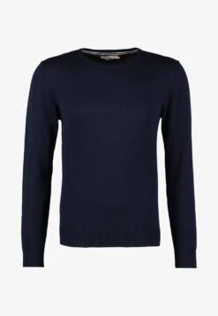 Pier One BASIC CREWNECK - Strickpullover - Dark Blue -Pier One Mode Verkäufe 559fd963f3bf4be6abe2b2155cf5f818