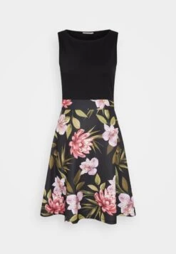 Anna Field Jerseykleid - Black/black/pink -Pier One Mode Verkäufe 566117c5c76c498c8ec0f4f3e04f7e92
