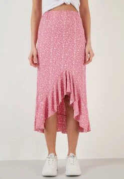 LELA REGULAR FIT - A-Linien-Rock - Fuchsia