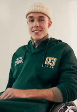 Pier One Sweatshirt - Dark Green -Pier One Mode Verkäufe 5ca255914a114a5fb71c8f7f8e973148