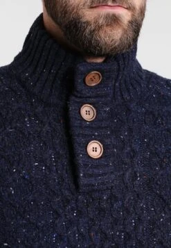 Pier One Strickpullover - Mottled Dark Blue -Pier One Mode Verkäufe 631cbb62508c46569e8feda189914126