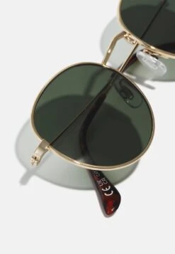 Pier One UNISEX - Sonnenbrille - Gold-coloured/green -Pier One Mode Verkäufe 757cc522f0d64d40943756228eeb0e2f