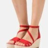 Anna Field Plateausandalette - Red -Pier One Mode Verkäufe 76edd2bedc8a4dd0acf60df8c07dcced