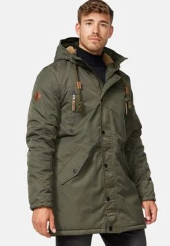 Indicode Jeans BARDSLEY - Wintermantel - Forest -Pier One Mode Verkäufe 792193cbd1b54f9985118354b8a71caa