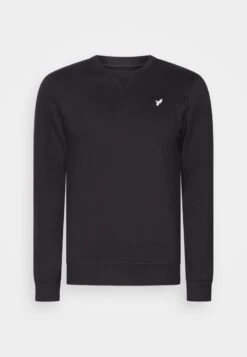 Pier One Sweatshirt - Black/mottled Grey -Pier One Mode Verkäufe 7954a7df4b094e52bda097136e48cead