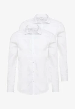 Pier One 2 PACK - Businesshemd - White -Pier One Mode Verkäufe 80b0853fe93b4ce78b05673341572c11