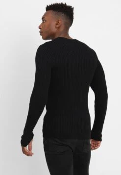 Pier One Strickpullover - Black -Pier One Mode Verkäufe 85f01a0834104511aab6df550e9810b7