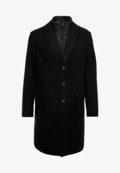 Pier One Klassischer Mantel - Black -Pier One Mode Verkäufe 89beb77879e74642a3f46a6222d3711f