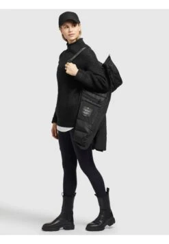 Khujo KANDA - Wintermantel - Schwarz -Pier One Mode Verkäufe 8e16cae35efa49bf9dc0afccd6a5cd78