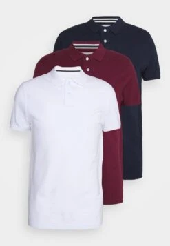 Pier One 3 PACK - Poloshirt - Bordeaux/white/dark Blue 11 Pier One 3 PACK - Poloshirt - Bordeaux/white/dark Blue -Pier One Mode Verkäufe 919efcdef1fb44a8aad58897d4dff9e4
