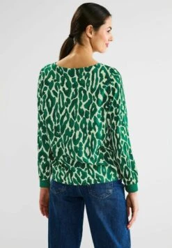 STREET ONE MIT LEO PRINT - Bluse - Grün -Pier One Mode Verkäufe 9804706e2096403c8ac7558429c81a58