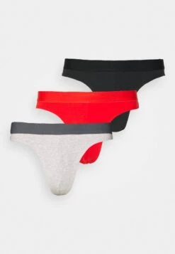 Pier One 3 PACK - Slip - Red/grey/black -Pier One Mode Verkäufe 9ecedf99edb840a0b860586dbd2381be