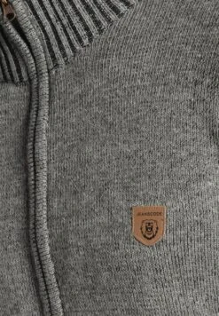 Indicode Jeans IDANDY - Strickjacke - Grey Mix -Pier One Mode Verkäufe a007052612d944be88315330ee6a983d