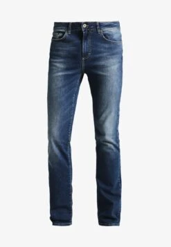 Pier One Jeans Straight Leg - Washed Dark Blue -Pier One Mode Verkäufe a50c76bb7abb42f898d09733f52d63c1