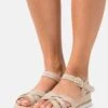 Anna Field LEATHER - Keilsandalette - Beige -Pier One Mode Verkäufe a6dbc127092d4214a23619e09f0d4cb7
