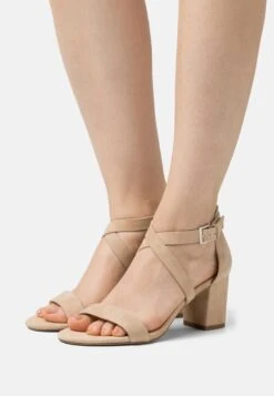 Anna Field LEATHER - Riemensandalette - Beige