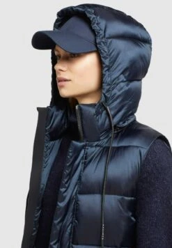 Khujo TOURIN - Weste - Dunkelblau -Pier One Mode Verkäufe bd71fb97893342a9a0f1063d7bea0816