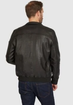 Bugatti LEONARDO - Lederjacke - Schwarz -Pier One Mode Verkäufe c01e348df03f48c9a0dca42c9d95962f