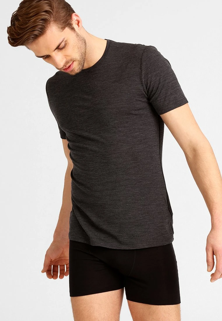 Icebreaker MERINO ANATOMICA SS CREWE - Unterhemd/-shirt - Jet Heather/black 8 Icebreaker MERINO ANATOMICA SS CREWE - Unterhemd/-shirt - Jet Heather/black – Bild 6