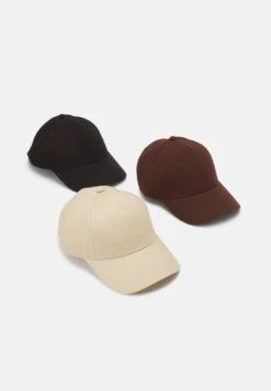 Pier One UNISEX 3 PACK - Cap - Black/dark Brown/beige -Pier One Mode Verkäufe c2733f675ca44ebd8c1145369473dacc 1