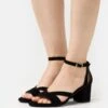 LEATHER WIDE FIT - Riemensandalette - Black -Pier One Mode Verkäufe c71db8a1b1cf4394a9f456b01c006571