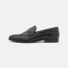 Pier One LEATHER - Slipper - Black -Pier One Mode Verkäufe cf8812ab62424f5b98060db923895f6e