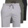Pier One 3 PACK - Nachtwäsche Hose - Black/mottled Grey -Pier One Mode Verkäufe d054b96aa1c94e42bb83d3cfa8824905
